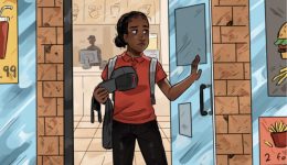 UpTogether News Uploads- Philly Backyard NextCity animated illustration by dylan b. caleho